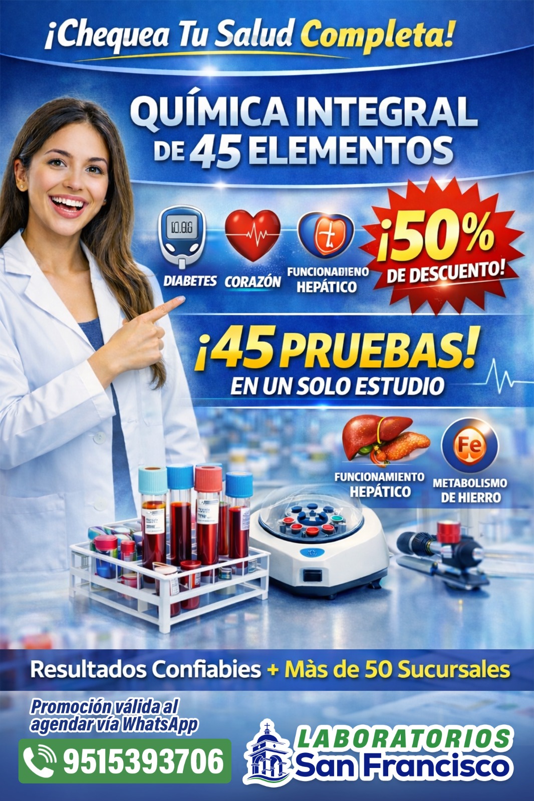 Promoción QUIMICA INTEGRAL DE 45 ELEMENTOS