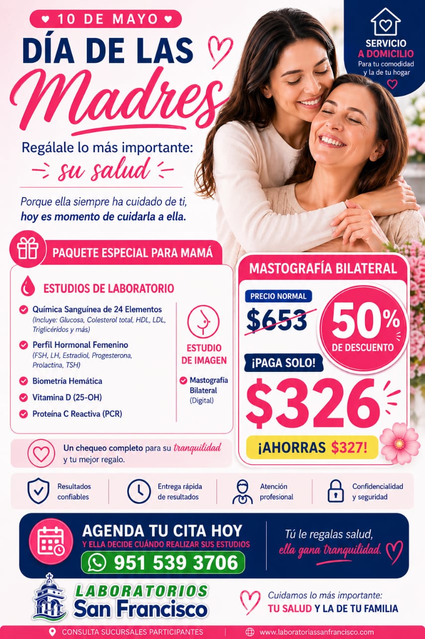 Promoción PAQUETE MAMÁ